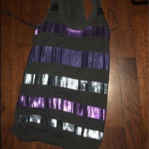 XS tank top glitter great condition